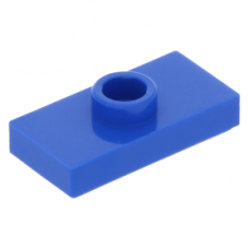 LEGO lapos elem 1 bütyökkel középen 1×2, kék (15573/3794)